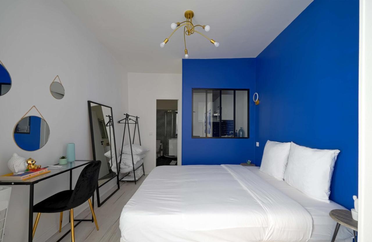 Modern Large Studio Apartment For 3 Paris Bagian luar foto