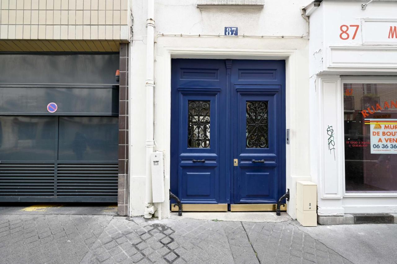 Modern Large Studio Apartment For 3 Paris Bagian luar foto